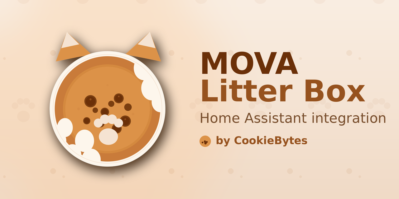 MOVA Litter Box Home Assistant integration, by CookieBytes